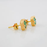 Topos Trebol 1.7g / in / 6.59mm Oro Amarillo 18K