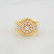 Halo Ring 5.9g / T8 Three Golds 18K