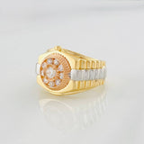 Halo Ring 5.9g / T8 Three Golds 18K