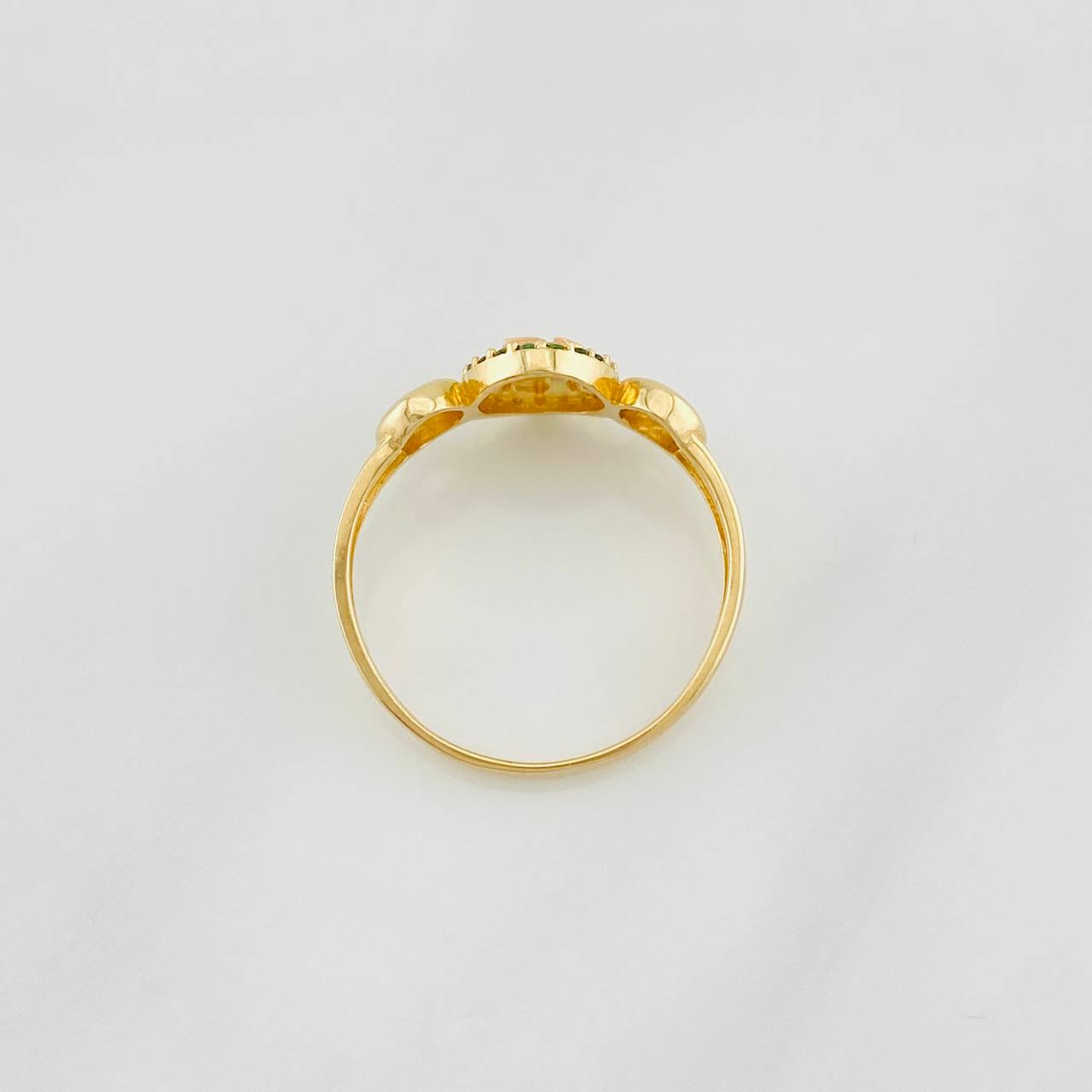 15's Ring 2.3g / T7 1/4 Two Yellow Pink Golds 18K