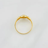 15's Ring 2.3g / T7 1/4 Two Yellow Pink Golds 18K
