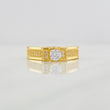 Solitaire Churumbela Ring 4.75g / T5 1/2 Yellow Gold 18K