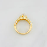 Solitaire Churumbela Ring 4.75g / T5 1/2 Yellow Gold 18K