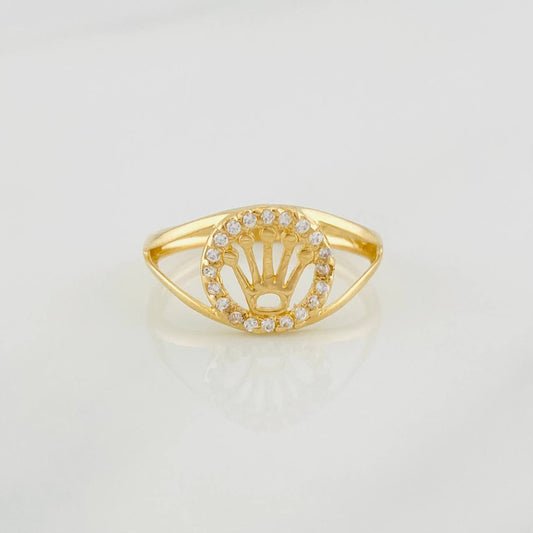 Anillo Corona 1.5g / T6 1/4 Oro Amarillo 18K