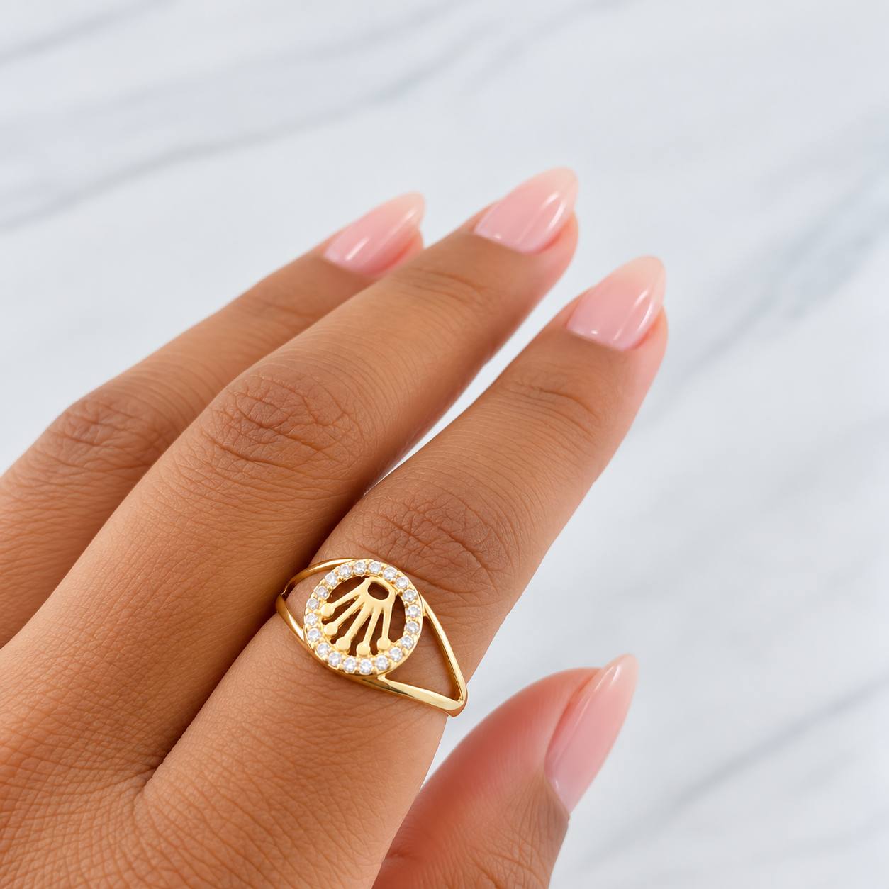 Crown Ring 1.45g / T6 1/4 Yellow Gold 18K