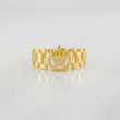 Anillo Correa Corona 1.85g / T6 1/4 Oro Amarillo 18K