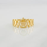 Anillo Correa Corona 1.85g / T6 1/4 Oro Amarillo 18K