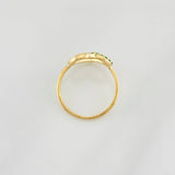 Anillo Corazon 1.35g / T4 1/2 Oro Amarillo 18K