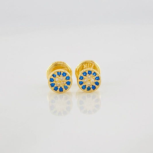 Topos Circulo Tupido 0.7g / in / 4.9mm Oro Amarillo 18K