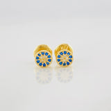 Topos Circulo Tupido 0.7g / in / 4.9mm Oro Amarillo 18K