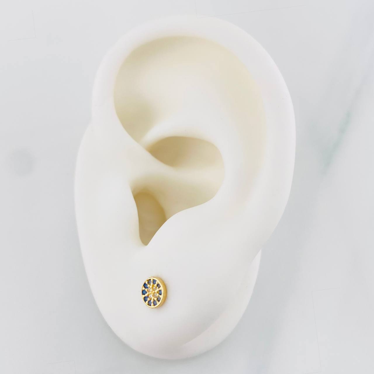 Topos Circulo Tupido 0.7g / in / 4.9mm Oro Amarillo 18K