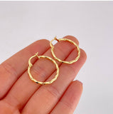 Candongas Majo 1.55g / 2.6cm Oro Amarillo 18K