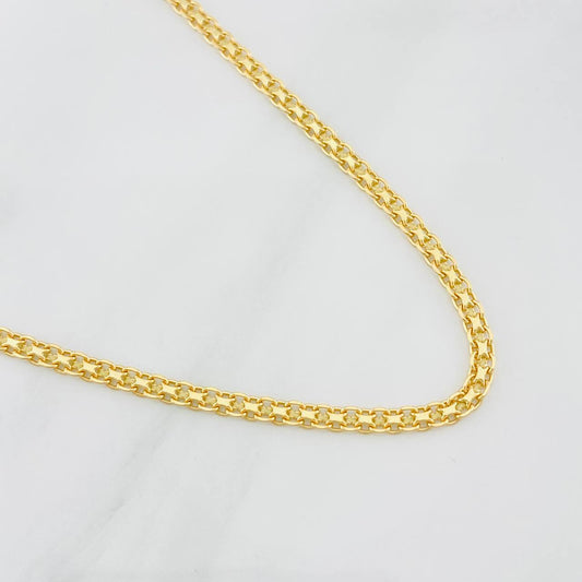 Cadena China 8.95g / 24 in / 2.53mm Oro Amarillo 18K