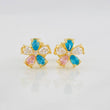 Topos Flores 1g / in / 7.7mm Oro Amarillo 18K