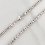 Ice Chain 15.75 g / 23 3/4 in / 2.2 mm 18K White Gold