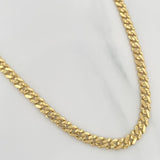 Cadena Cubana Infinito 19.2 g / 24 in / 4.6 mm Oro Amarillo 18K