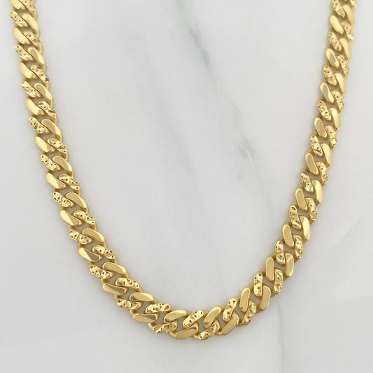 Cadena Cubana Infinito 19.2 g / 24 in / 4.6 mm Oro Amarillo 18K