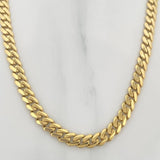 Cadena Cubana Infinito 19.4 g / 24 in / 4.6 mm Oro Amarillo 18K