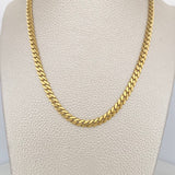 Cadena Cubana Infinito 19.4 g / 24 in / 4.6 mm Oro Amarillo 18K
