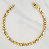 Pulso Cubano Infinito 7.15 g / 8 in / 4.8 mm Oro Amarillo 18K