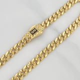 Pulso Cubano Infinito 7.15 g / 8 in / 4.8 mm Oro Amarillo 18K