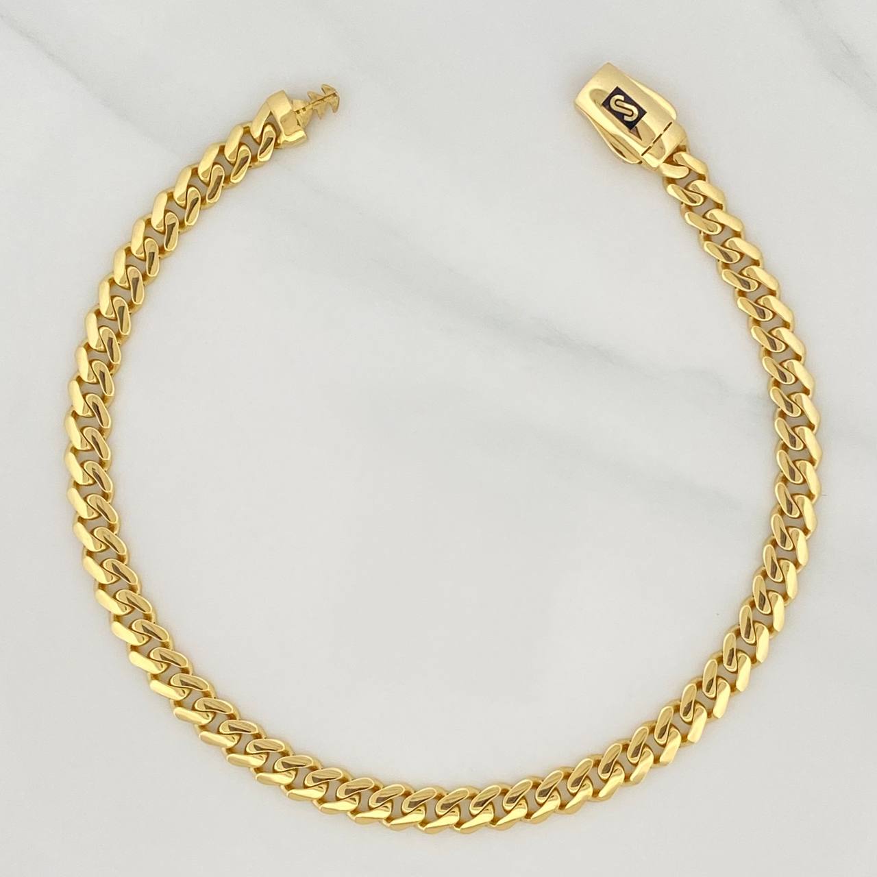 Cuban Links Bracelet Infinite 6.85 g / 8 1/4 in / 4.8 mm 18K Yellow Gold