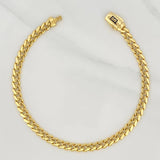 Cuban Links Bracelet Infinite 6.85 g / 8 1/4 in / 4.8 mm 18K Yellow Gold