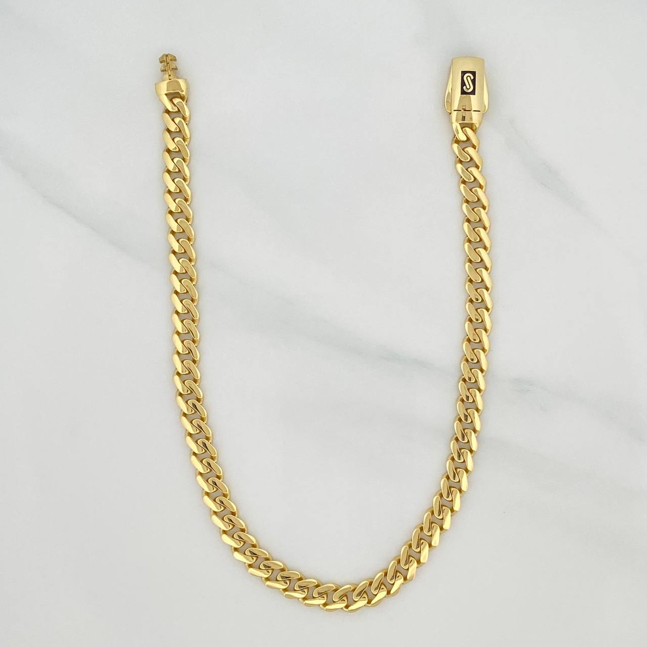 Cuban Links Bracelet Infinite 6.85 g / 8 1/4 in / 4.8 mm 18K Yellow Gold
