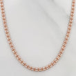 Ice Chain 8.4 g / 23 3/4 in / 2.2 mm Two-Tone White and Rose Gold 18K
