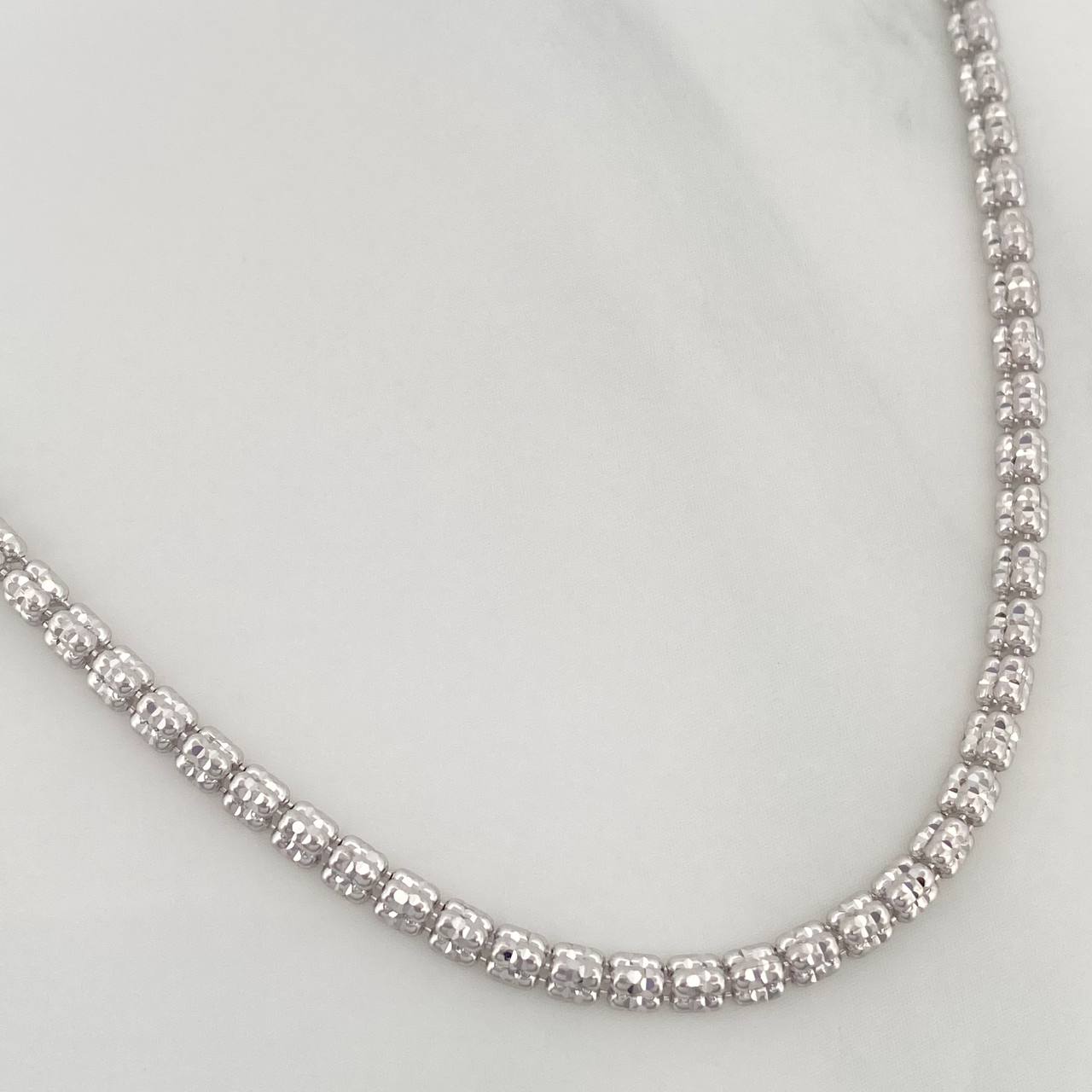 Cadena Ice 12.25 g / 23 3/4 in / 2.3 mm Oro Blanco 18K