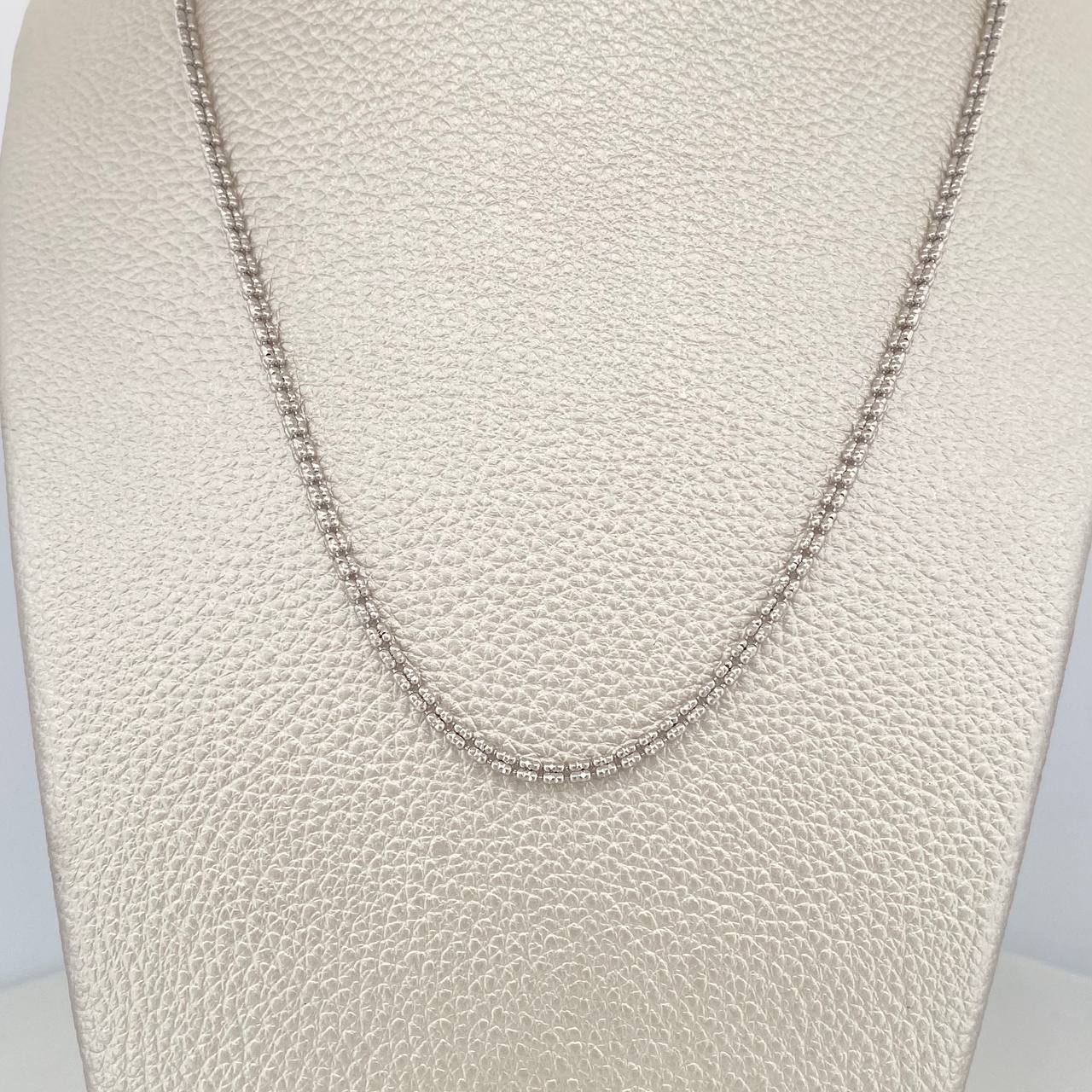 Ice Chain 12.4 g / 23 3/4 in / 2.3 mm 18K White Gold