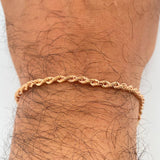 Pulso Lazo 2.8gr / 7 1/2 in / 3.2mm Oro Rosa +3 18K %