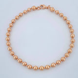 Pulso Militar 6.75gr / 8 1/4 in / 4mm Oro Rosa +3 18K %