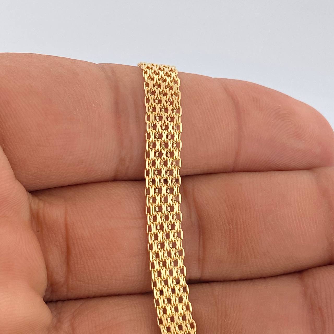 Pulso China 7.55gr / 7 3/4 in / 6.4mm Oro Amarillo +1 18K %