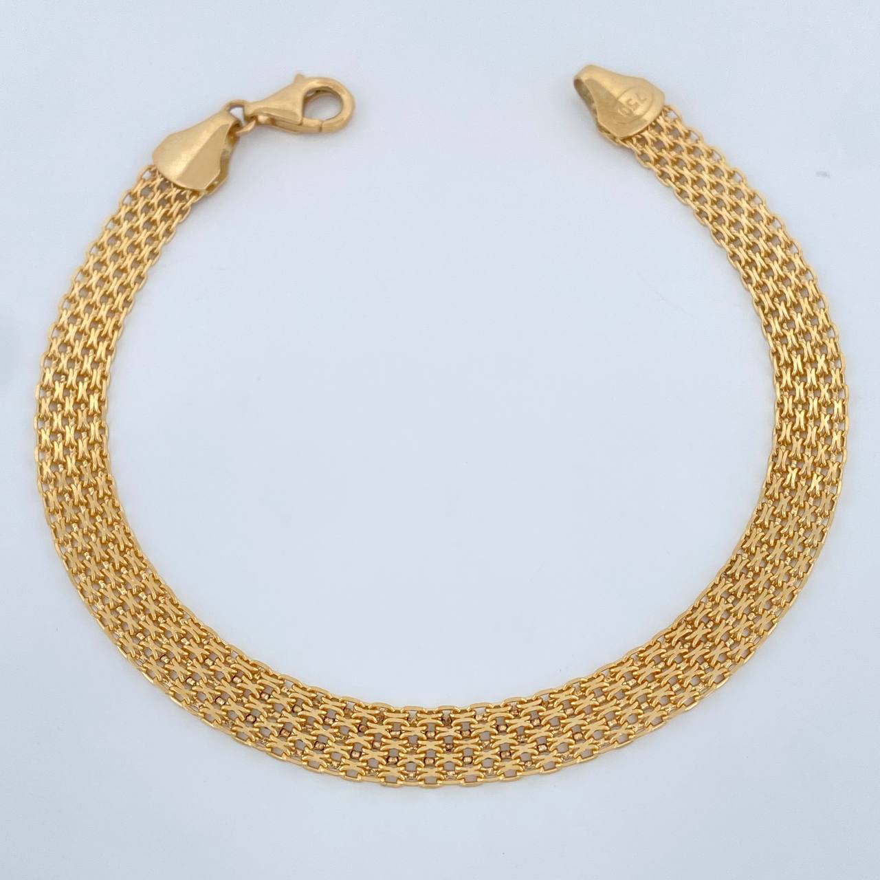 Pulso China 7.6gr / 7 3/4 in / 6.44mm Oro Amarillo +1 18K %