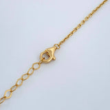 Cadena Trebol Aro Seguido 5.5gr / 17 1/2 in / 1mm Oro Amarillo +4 18K %