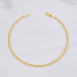 Cuban Links Bracelet 1g / 7 1/2 in / 2.4mm Yellow Gold 18K