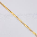 Cuban Links Bracelet 1g / 7 1/2 in / 2.4mm Yellow Gold 18K