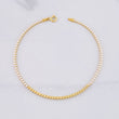 Pulso Tenis 1.95g / 7 in / 1.5mm Oro Amarillo 18K