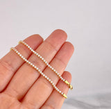 Pulso Tenis 2.45g / 6 3/4 in / 1.8mm Oro Amarillo 18K