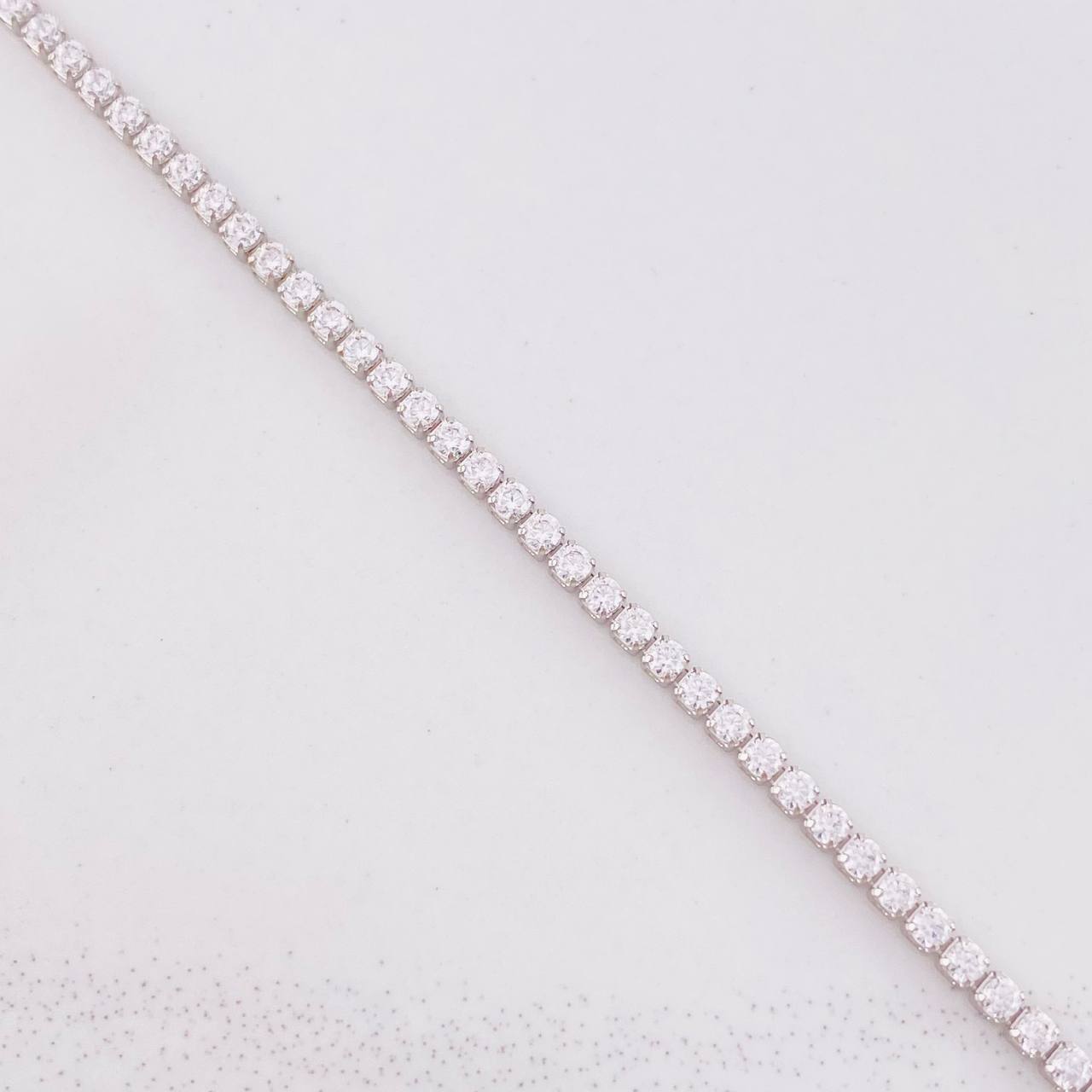 Pulso Tenis 2.4g / 6 1/2 in / 1.8mm Oro Blanco 18K