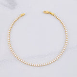 Pulso Tenis 2.45g / 6 3/4 in / 1.8mm Oro Amarillo 18K
