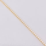Pulso Tenis 2.45g / 6 3/4 in / 1.8mm Oro Amarillo 18K