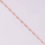 Cadena Ice 7.95g / 20 in / 2mm Dos Oros Blanco Rosa 18K