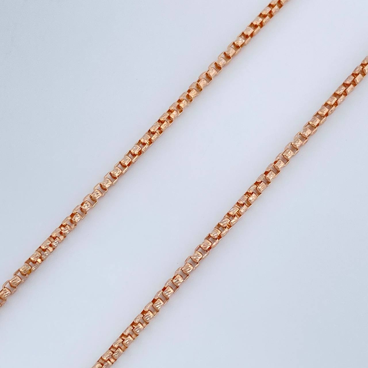 Cadena Veneciana 7gr / 20 3/4 in / 1.5mm Oro Rosa +3 18K %