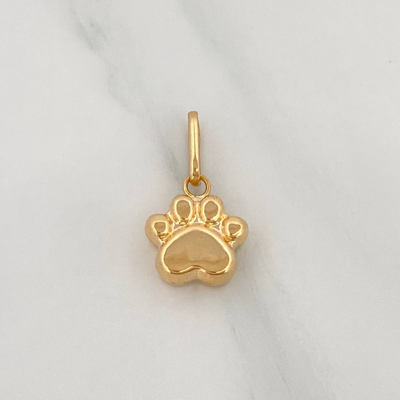 Pendant Huella 0.65 g / 3/4 in Yellow Gold 18K