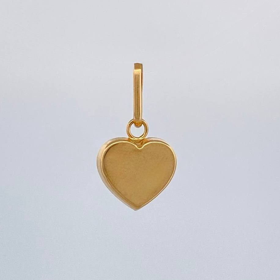 Pendant Heart 0.65 g / 3/4 in Yellow Gold 18K