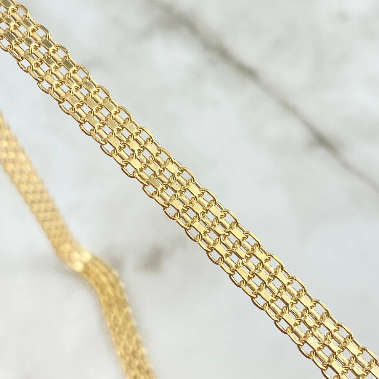 Bismark Chain 11.4gr / 60cm / 7mm Yellow Gold +0 18K