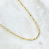 Cadena Peruana 8.85gr / 60cm / 2mm Oro Amarillo +3 18K *