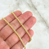Peruvian Chain 9gr / 60cm / 2.1mm Yellow Gold +3 18K ©